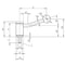 Kipp Adjustable Tension Levers, with external thread, inch, 20 Degree K0108.4A71X40 - alternate 2